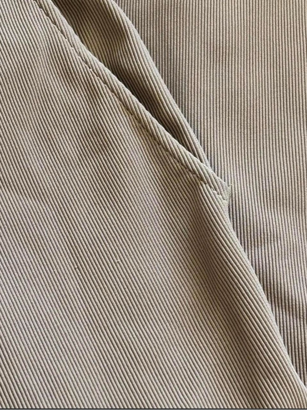 Vital Life Activewear Brown Ribbed High-Rise Flared Lounge Pants Medium - Picture 4 of 5